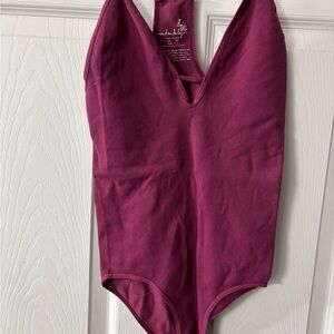 Free People Plum Bodysuit